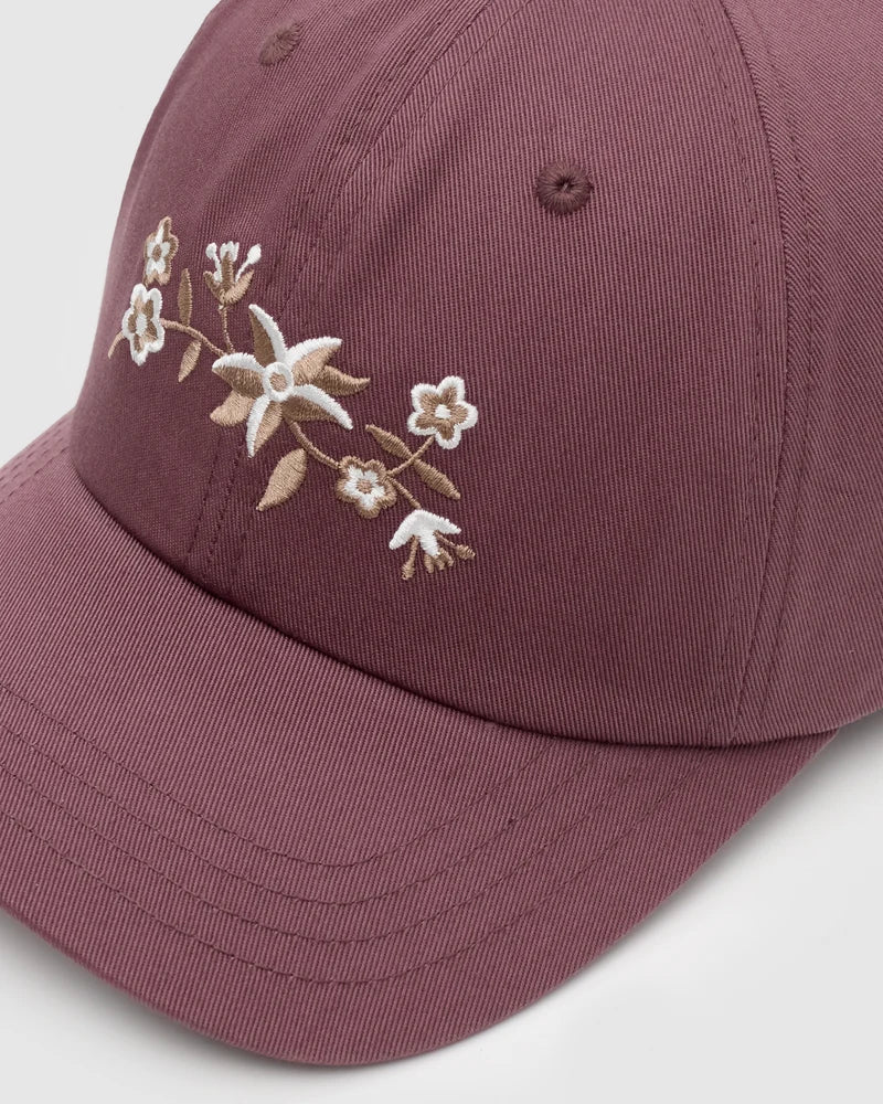 Vine Floral Peak Hat